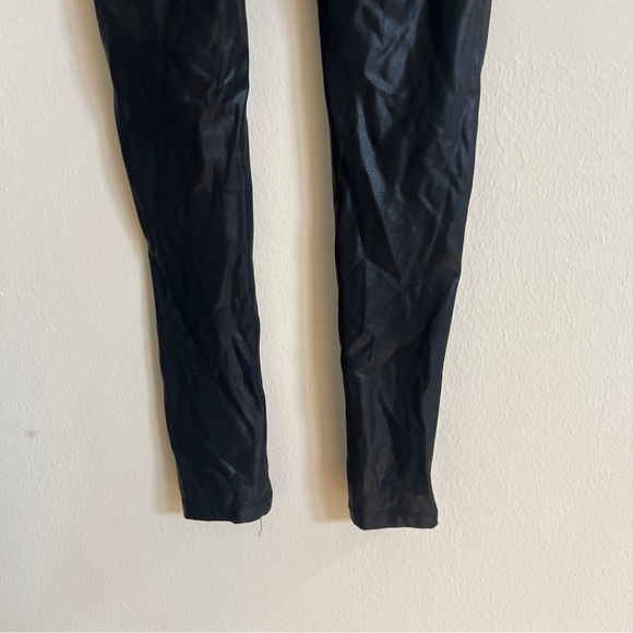 SPANX Faux Leather Leggings in Black - Picture 8 of 9